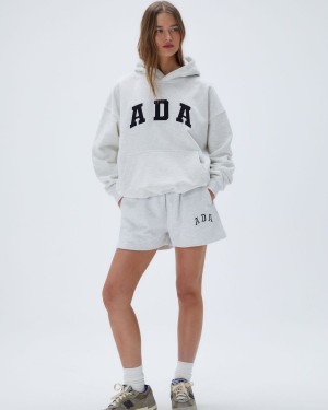 Adanola ADA Sweat Shorts Ljusgrå | 70596-NIVC