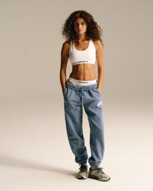 Adanola ADA Sweatpants Blå Blå | 32589-POMF