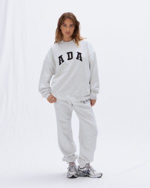 Adanola ADA Sweatpants Ljusgrå | 27491-HZTX