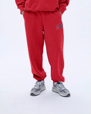 Adanola ADA Sweatpants Röda | 96104-DJKB