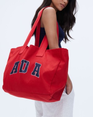 Adanola ADA Tote Bag Röda Marinblå Blå | 04159-GRAF