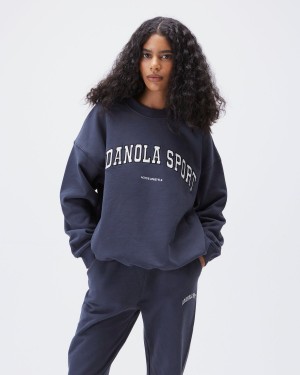 Adanola AS Oversized Sweatshirt Blå | 03627-CSNA