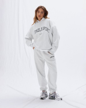 Adanola AS Sweatpants Ljusgrå | 74609-RKHP