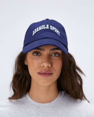 Adanola Adanola Sport Cap Marinblå Vita | 27381-BZOF