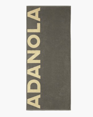 Adanola Branded Towel Olivgröna Gröna | 04958-HSUM