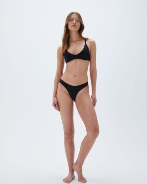 Adanola Dip Bikini Bottoms Svarta | 62450-FQZK