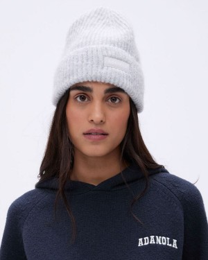 Adanola Knit Beanie Ljusgrå | 93204-GKXW