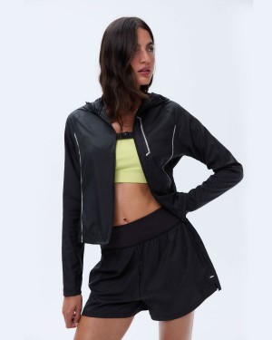 Adanola Lightweight Running Jacket Svarta | 15738-OBGE