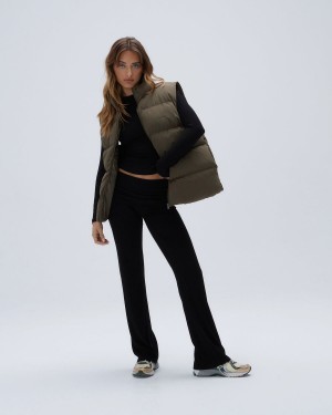 Adanola Padded Gilet Gröna | 94867-CDBO