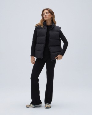Adanola Padded Gilet Svarta | 75134-RPIQ