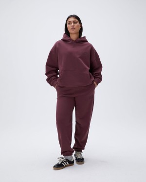 Adanola Performance Sweatpants Vinröda | 70635-JHYU