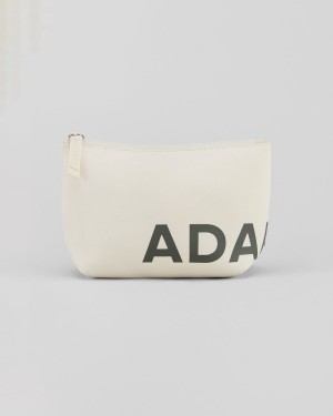 Adanola Travel Pouch Vita Olivgröna Gröna | 43528-YJEW