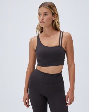 Adanola Ultimate Asymmetric Double Strap Bra Kaffe | 80412-KJGR