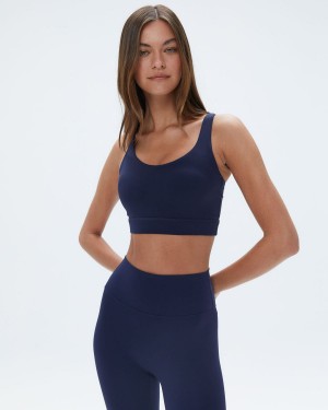 Adanola Ultimate Cross Back Bra Marinblå Blå | 96251-QLJR