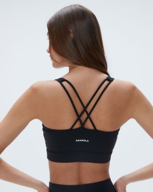 Adanola Ultimate Cross Back Bra Svarta | 50948-XIZL