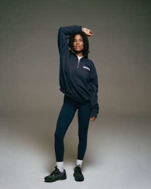 Adanola Ultimate Leggings Marinblå Blå | 62519-JXZT