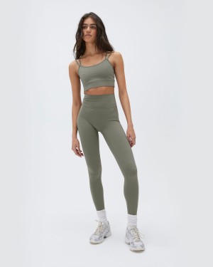 Adanola Ultimate Leggings Olivgröna Gröna | 50617-OJLH