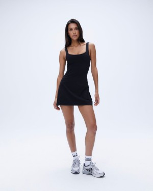 Adanola Ultimate Square Neck Dress Svarta | 74832-ZOUR