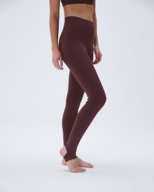 Adanola Ultimate Stirrup Leggings Vinröda | 80695-BUIO