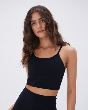 Adanola Ultimate Tank Bra Svarta | 82714-ZNEM