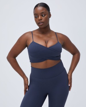 Adanola Ultimate Wrap Bra Blå | 18405-KOCN