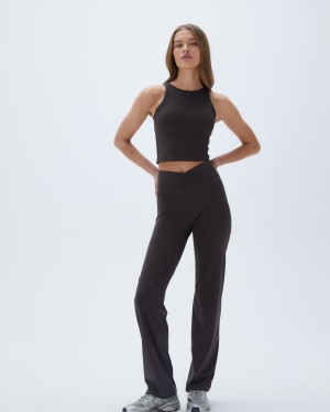 Adanola Ultimate Wrap Over Yoga Pant Kaffe | 80425-QEXR