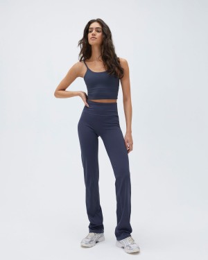 Adanola Yoga Pant Blå | 92743-HXPK
